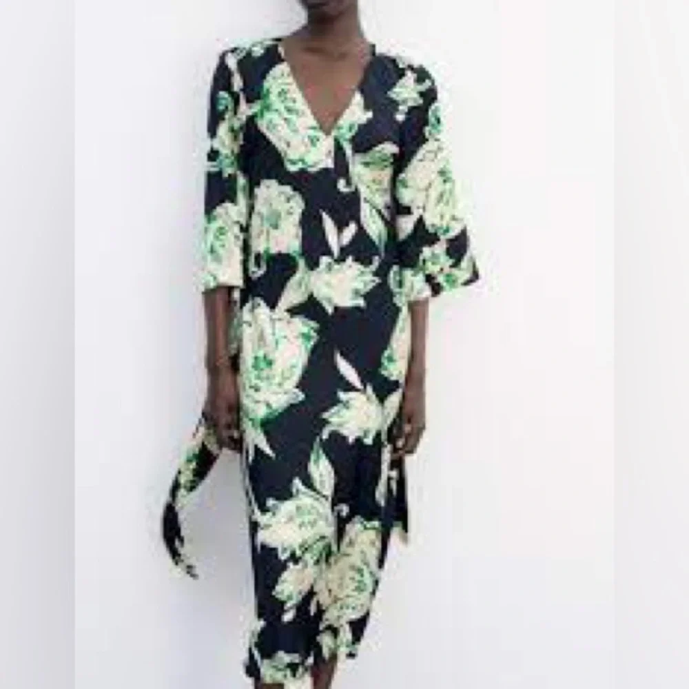 Zara Printed Floral Midi Dress 3003/198
